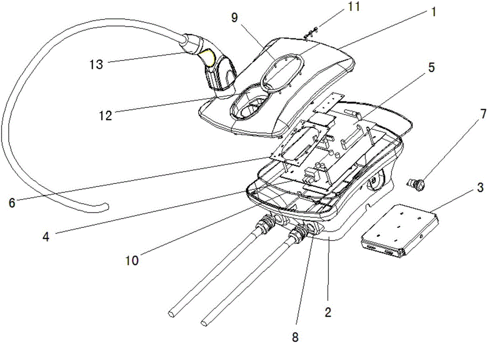 一種掛壁式汽車充電樁的制作方法附圖